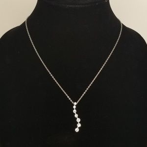 👽Simple crystal pendant necklace